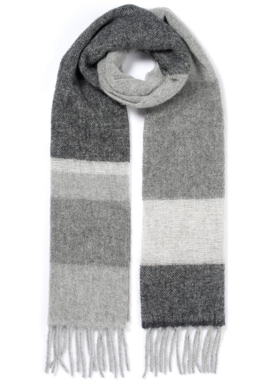 Cinque Gebreide sjaal Aster van knuffelzachte materiaalcombinatie