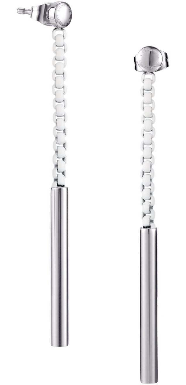 Firetti Paar oorstekers Sieraad cadeau roestvrij staal oorbellen Venetiaanse ketting kleur