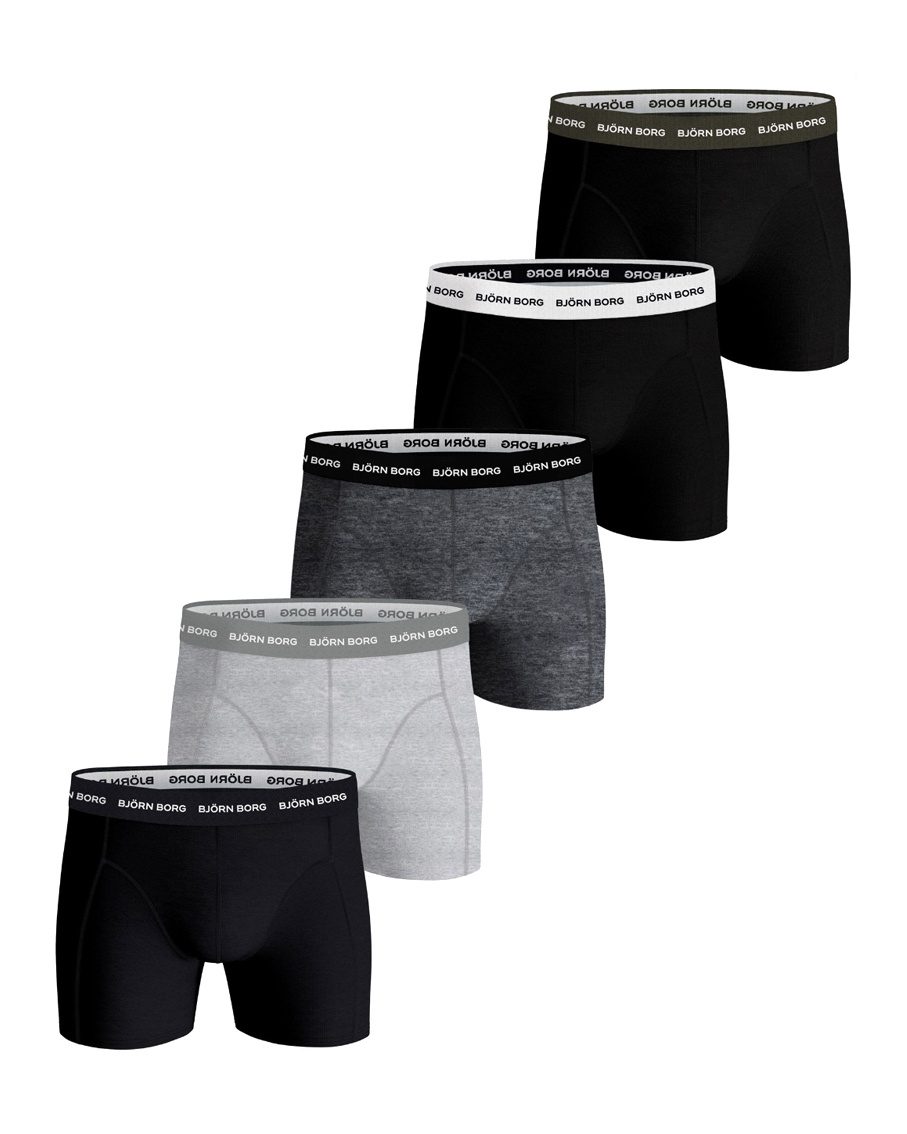 Bjorn Borg Heren Boxershort 5 Pack Cotton Stretch Maat L Male