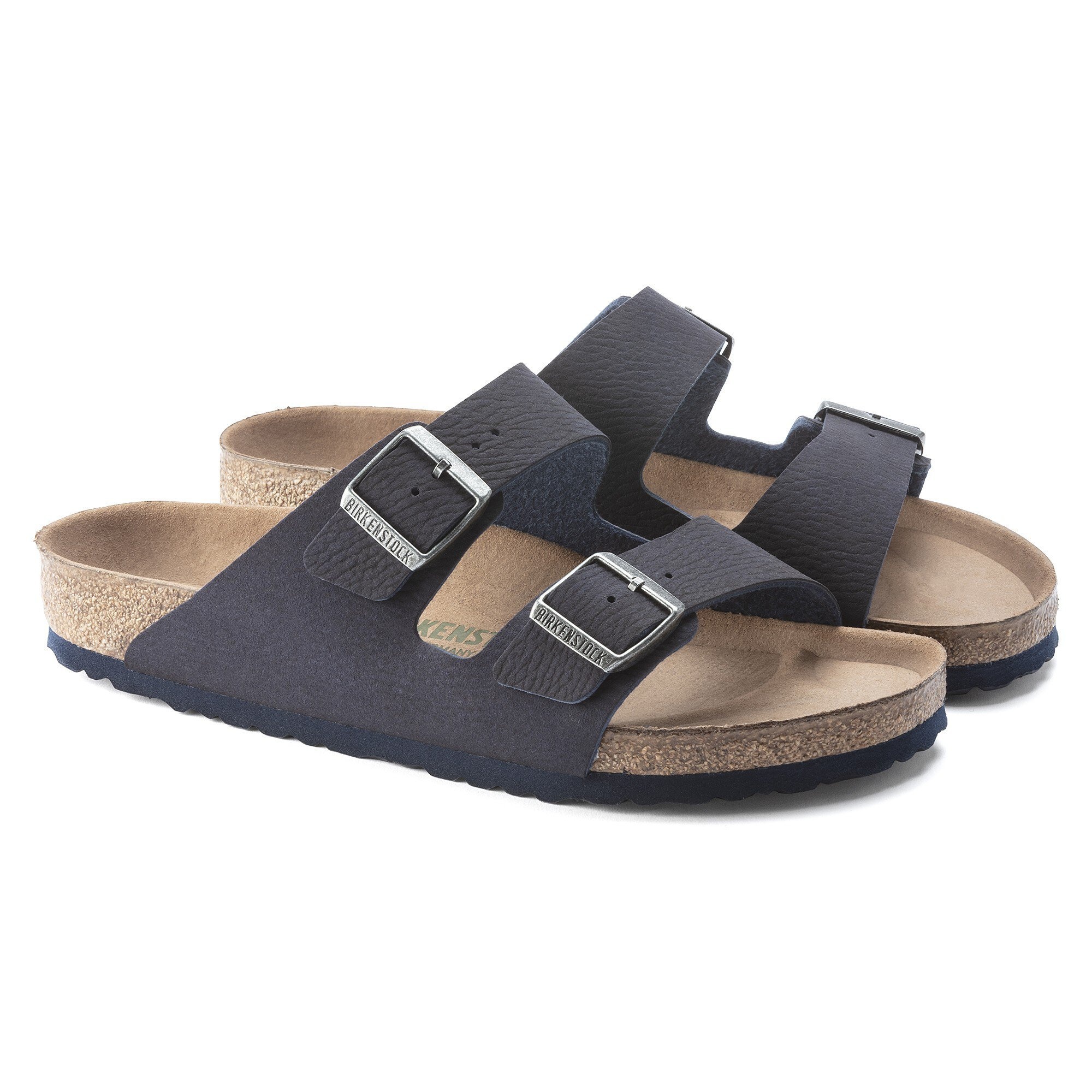 Birkenstock Birkenstock Arizona Vegan Slippers Indigo Blue– Normale Pasvorm​ Maat 40 Male