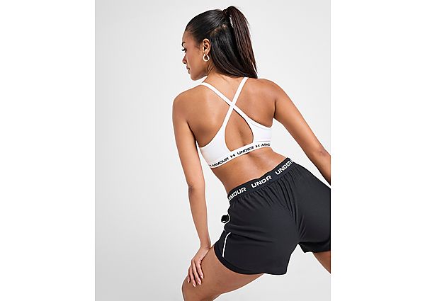 Under Armour Crossback Low Sports Bra - Wit- Dames