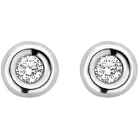 Blush Oorbellen - Diamonds 585 Weißgold Ohrringe in white