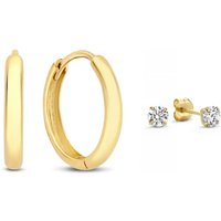 Isabel Bernard Oorbellen - Cadeau d'Isabel 585 Gold Geschenkset in gold