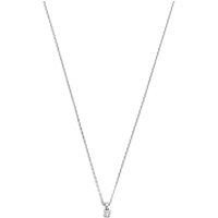 Isabel Bernard Kettingen - De la Paix Céline 14 karat necklace  diamond 0.05 in silver