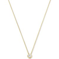 BELORO Kettingen - Monte Napoleone Lucilla 9 karat necklace with zirc in gold