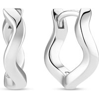 Sif Jakobs Jewellery Oorbellen - Ellera Waves Pianura Medio Ohrringe in silver