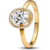 Pandora Ringen - Ovaler Funkelnder Strahlenkranz Ring in gold