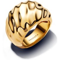 Pandora Ringen - Rippled Statement Ring in gold