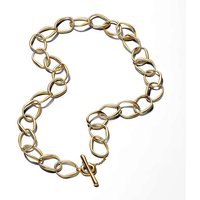 Pandora Kettingen - Organically Shaped Link Necklace in gold