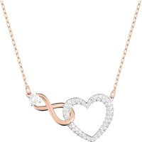 Swarovski Kettingen - Infinity and heart Mixed metal finish in multi