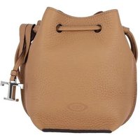 Tod's Bucket bags - Micro Bucket Bag With Drawstring Closure in beige