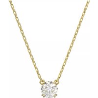 Swarovski Kettingen - Constella Necklace Round cut Gold-tone plated in white
