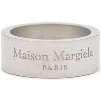 Maison Margiela Ringen - Engraved Silver Ring With Polished Finish in silver