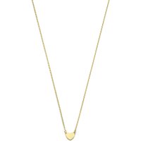 Isabel Bernard Kettingen - Belleville Amore 14 karat necklace with heart in gold