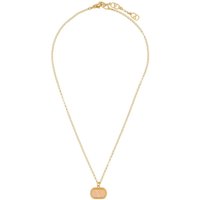 Valentino Garavani Kettingen - Brass And Enamel Pendant Necklace in gold