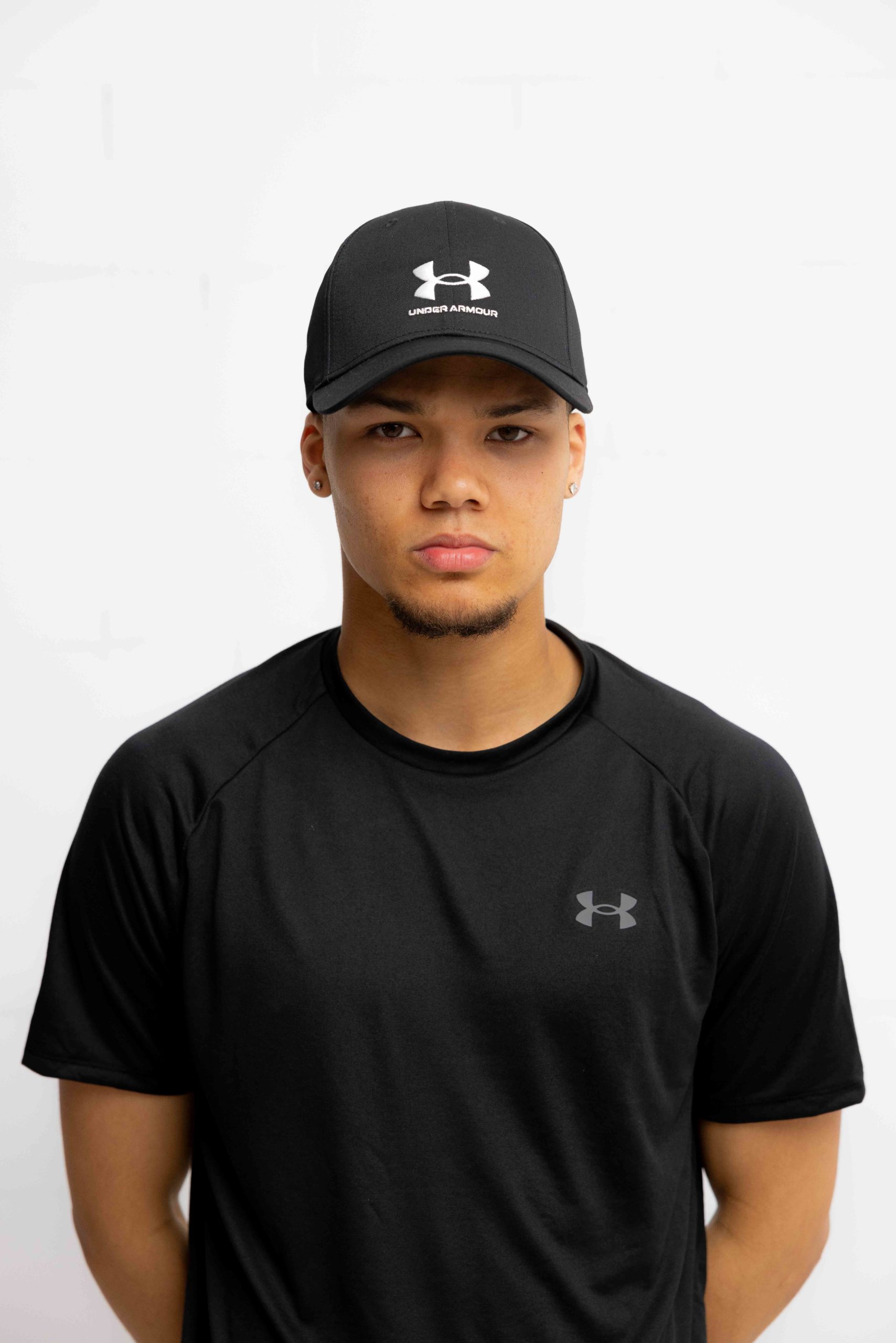 Under Armour Pet Heren Zwart/Wit - Maat One Size - Kleur: Zwart | Soccerfanshop