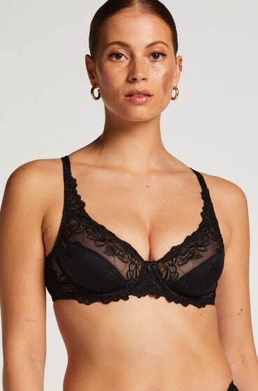 Hunkemöller Niet-voorgevormde beugel bh Diva Zwart