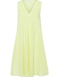 Mouwloze jurk Van Riani geel