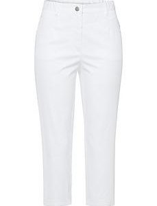 Comfort Fit capribroek Van Peter Hahn wit