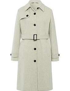 Korte trenchcoat Van BASLER grijs