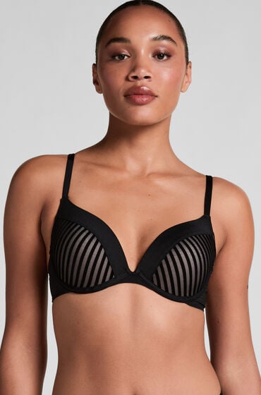 Hunkemöller Voorgevormde push-up beugel bh Pia Zwart