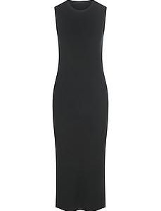 Mouwloze tricotjurk Van Peter Hahn zwart
