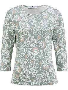 Shirt ronde hals Van Peter Hahn groen