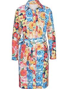 Jurk een klein splitje Van Paganne multicolour