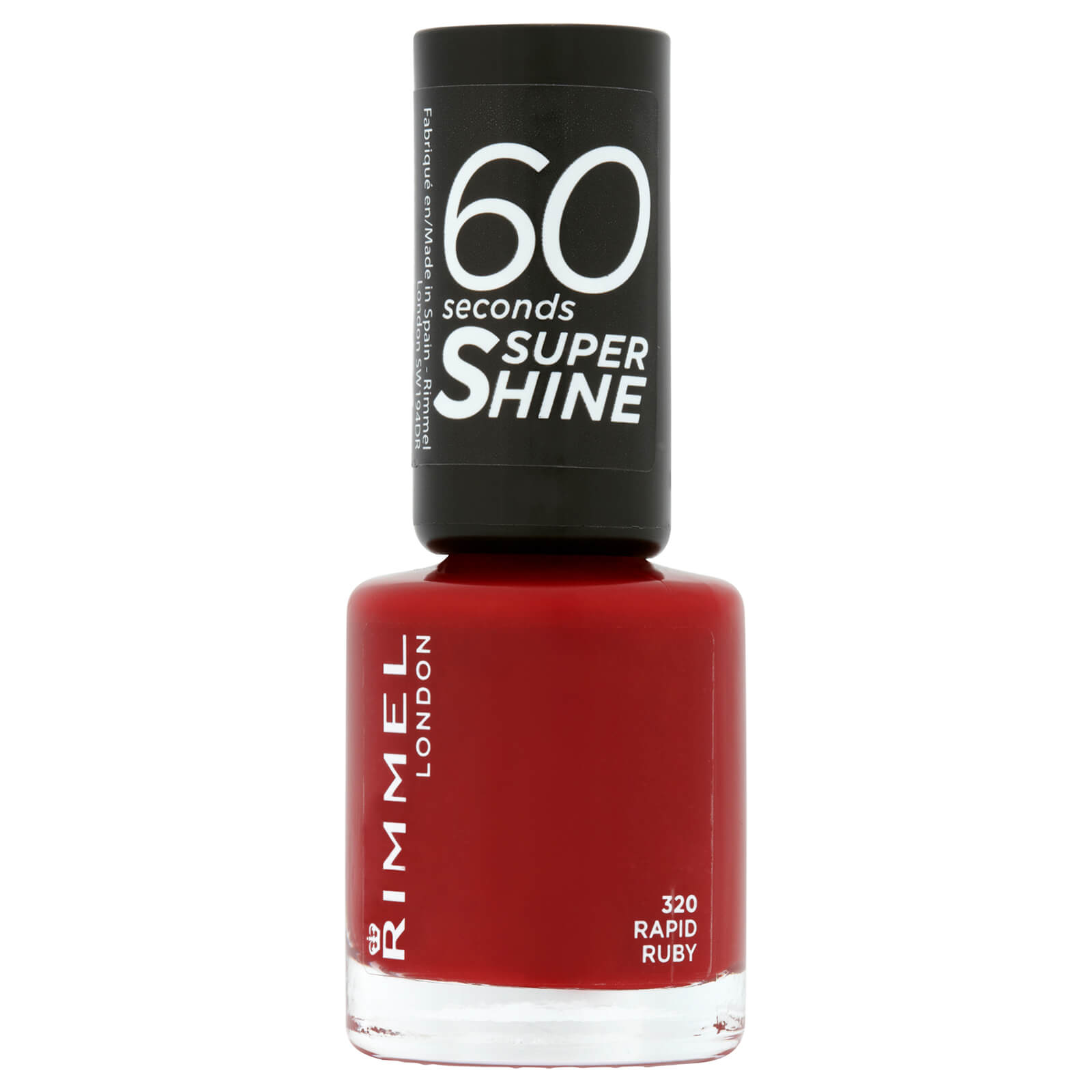 Rimmel 60 Seconds Super Shine Nail Polish 8ml (Various Shades) - Rapid Ruby