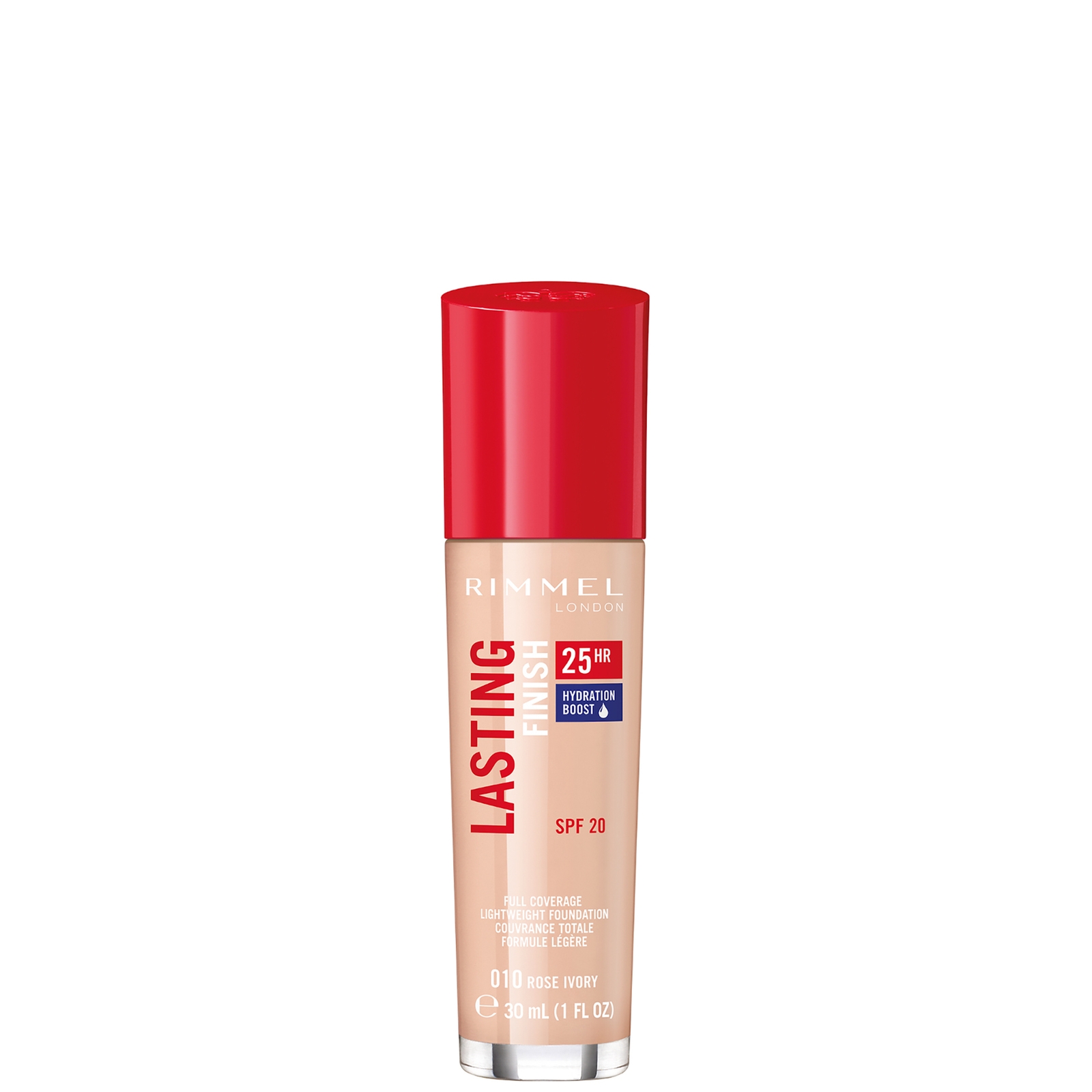 Rimmel London Lasting Finish 25H With Comfort Serum Foundation - Rose Ivory