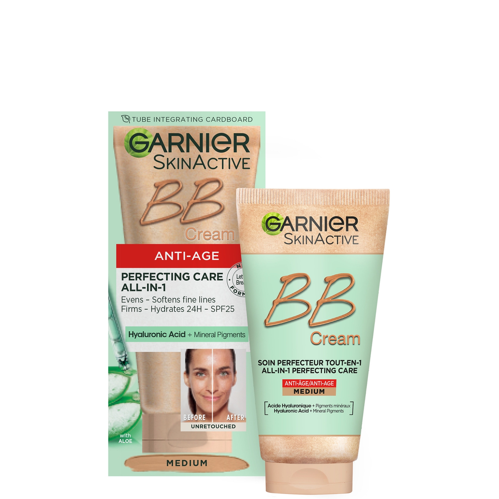 Garnier SkinActive BB Crème Anti-aging Getinte Moisturizer SPF15 - Medium