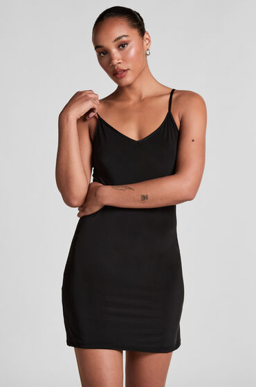 Hunkemöller Gladmakende onderjurk Zwart