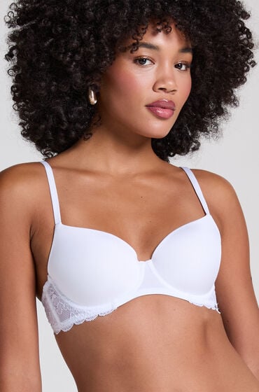 Hunkemöller Voorgevormde beugel bh Angie Wit