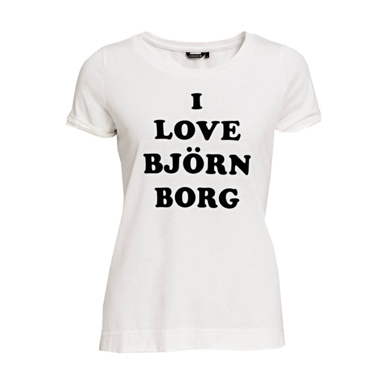 Björn Borg - Dames - Signature 86 T-Shirt - Wit - Maat 40