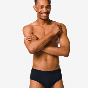 HEMA HEMA Herenslips – 3 Stuks Blauw (blauw)