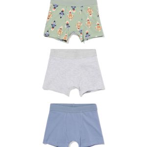 HEMA HEMA Kinderboxers Raket – 3 Stuks Groen (groen)