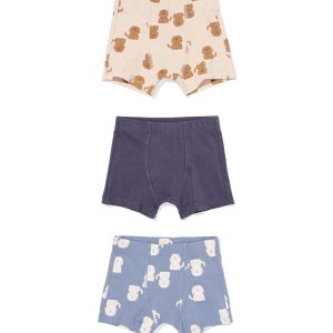 HEMA HEMA Kinderboxers Honden – 3 Stuks Blauw (blauw)