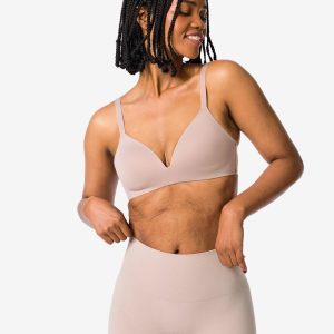 HEMA HEMA Licht Corrigerende Shortie Naadloos Katoen Beige (beige)