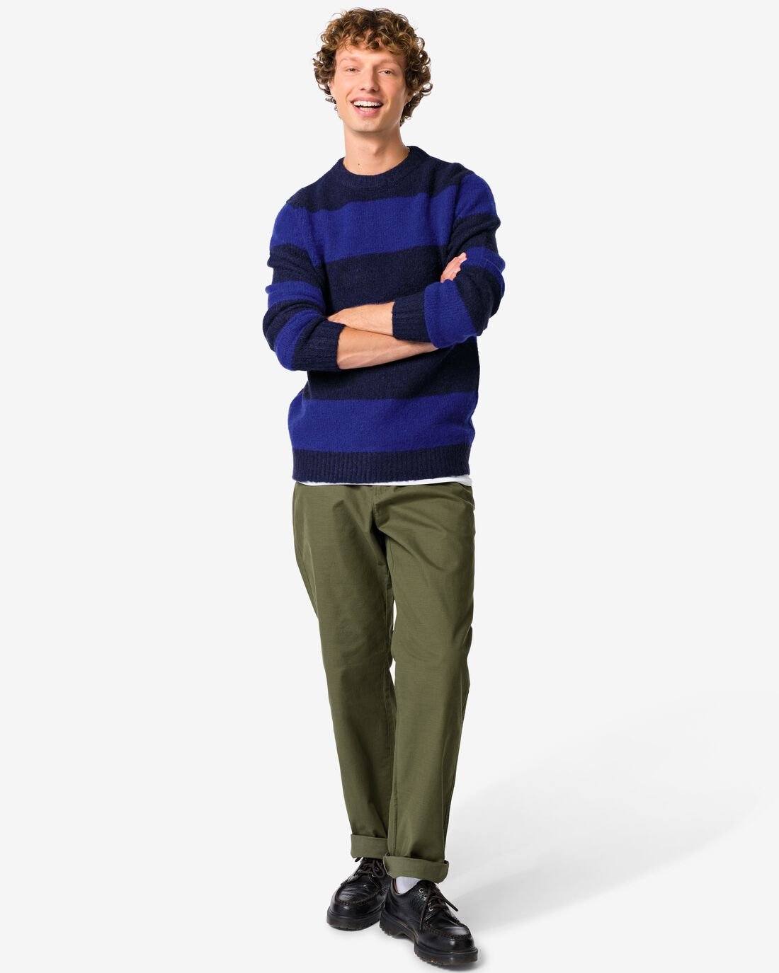 HEMA HEMA Herenbroek Bas Donkergroen (donkergroen)