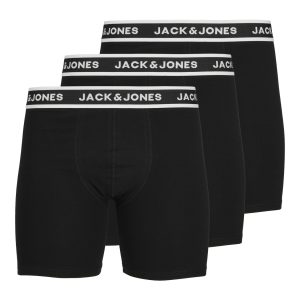 Jack & Jones Jacsolid Boxer Briefs 3 Pack Noos Boxershorts Black Black – Black