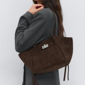 Midi long strap bag
