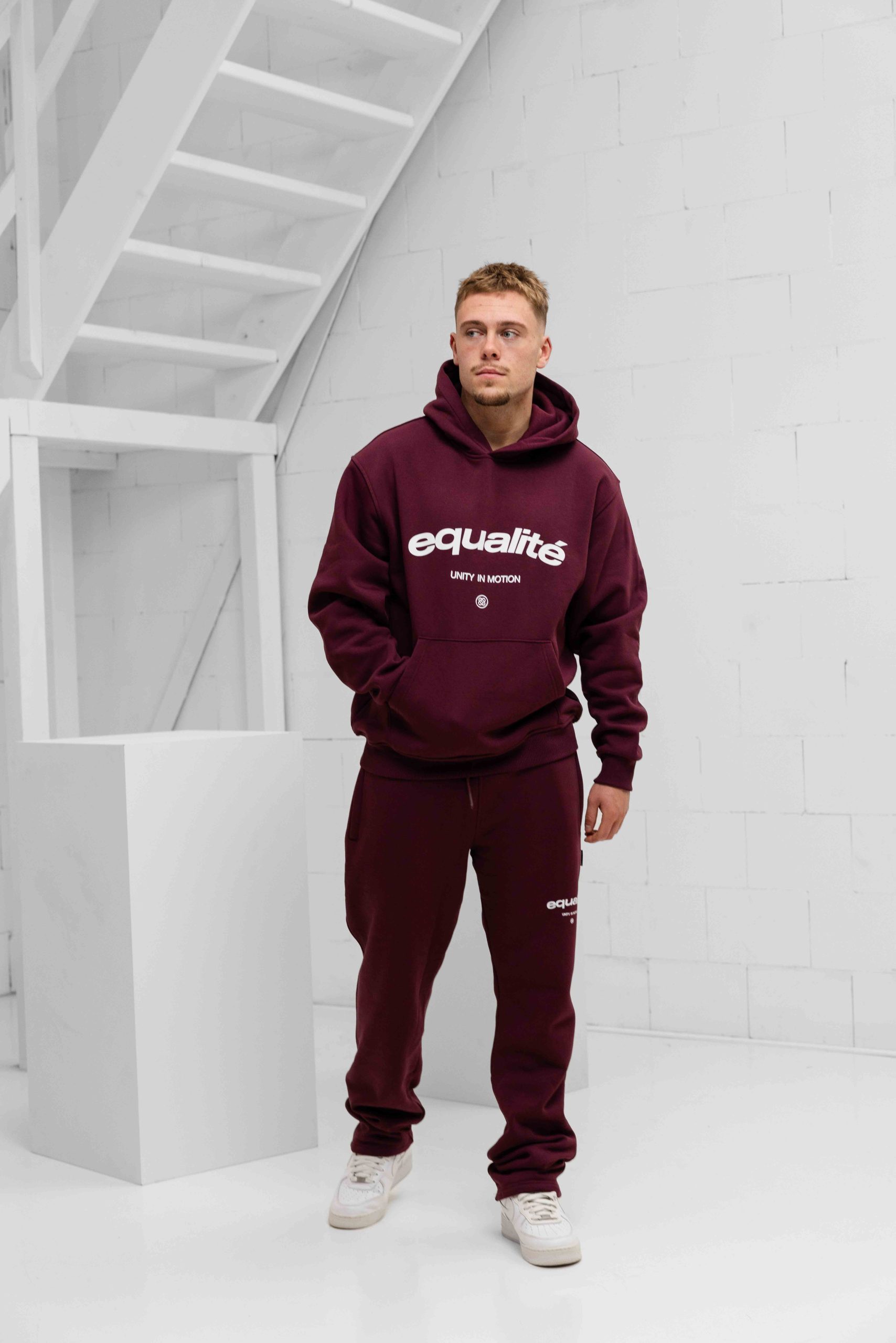 Equalité Celeste Trainingspak Heren Paars - Maat S - Kleur: WitPaars | Soccerfanshop