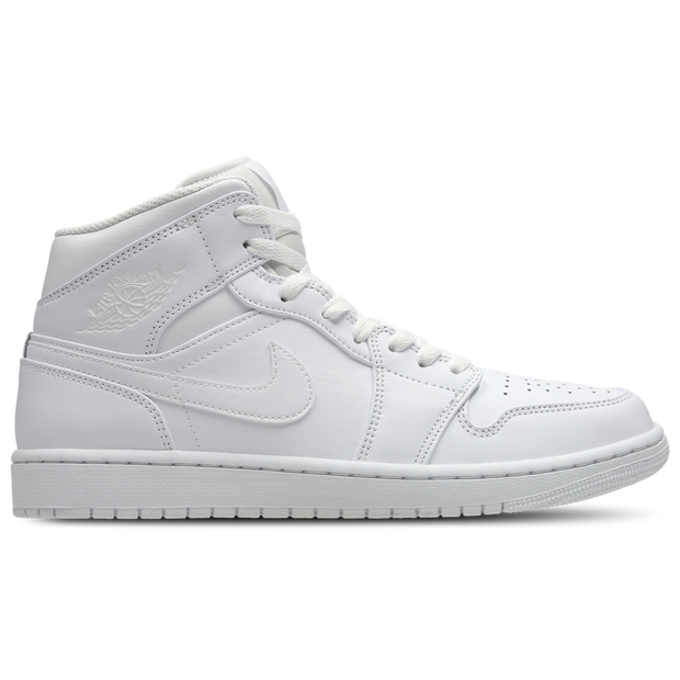 Jordan Aj1 Mid Sneakers Heren - Wit - Maat 49.5 - Leer