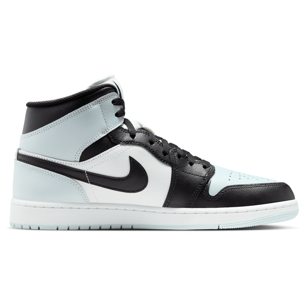 Jordan Aj1 Mid Sneakers Heren - Zwart - Maat 42.5 - Leer