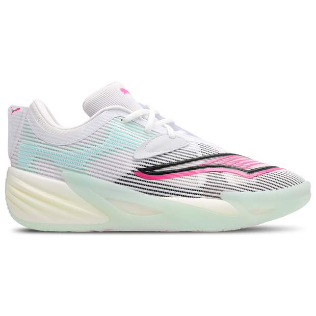 Puma All-pro Nitro Sneakers Heren - Wit - Maat 42.5 - Mesh/Synthetisch