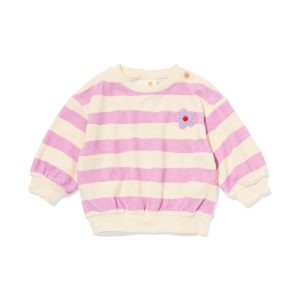 HEMA HEMA Babytrui Badstof Strepen Paars (paars)
