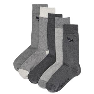 HEMA HEMA Takkie Herensokken – 5 Paar Grijsmelange (grijsmelange)