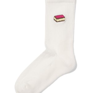 HEMA HEMA Sokken Voor Volwassenen Tompouce Wit (wit)