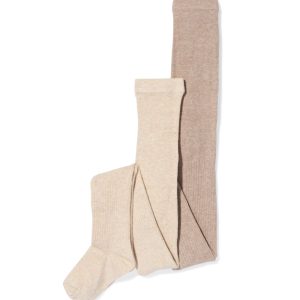 HEMA HEMA Kindermaillots Rib – 2 Stuks Lichtbruin (lichtbruin)