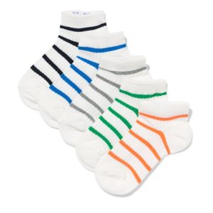 HEMA HEMA Kinder Enkelsokken Strepen – 5 Paar Multicolor (multicolor)